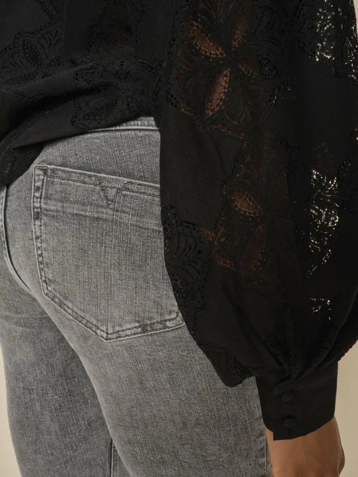MOS MOSH Jeans MMVice Chic Jeans Light Grey 8211 Women MOS MOSH Jeans MMVice Chic Jeans Light Grey 8211 Women