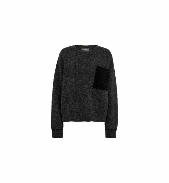 MOS MOSH Knits MMAilia Mohair Knit Phantom 8211 Women MOS MOSH Knits MMAilia Mohair Knit Phantom 8211 Women
