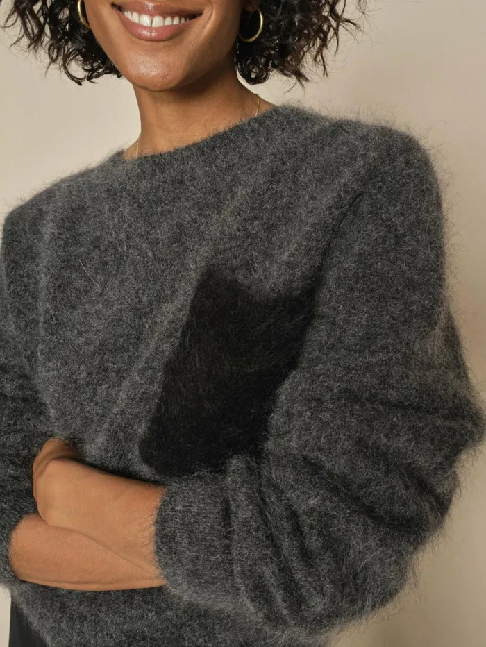 MOS MOSH Knits MMAilia Mohair Knit Phantom 8211 Women MOS MOSH Knits MMAilia Mohair Knit Phantom 8211 Women