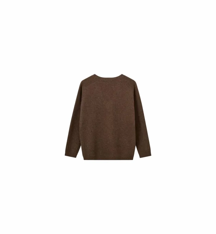 MOS MOSH Knits MMArlie Cashmere VNeck Knit Rain Drum 8211 Women MOS MOSH Knits MMArlie Cashmere VNeck Knit Rain Drum 8211 Women