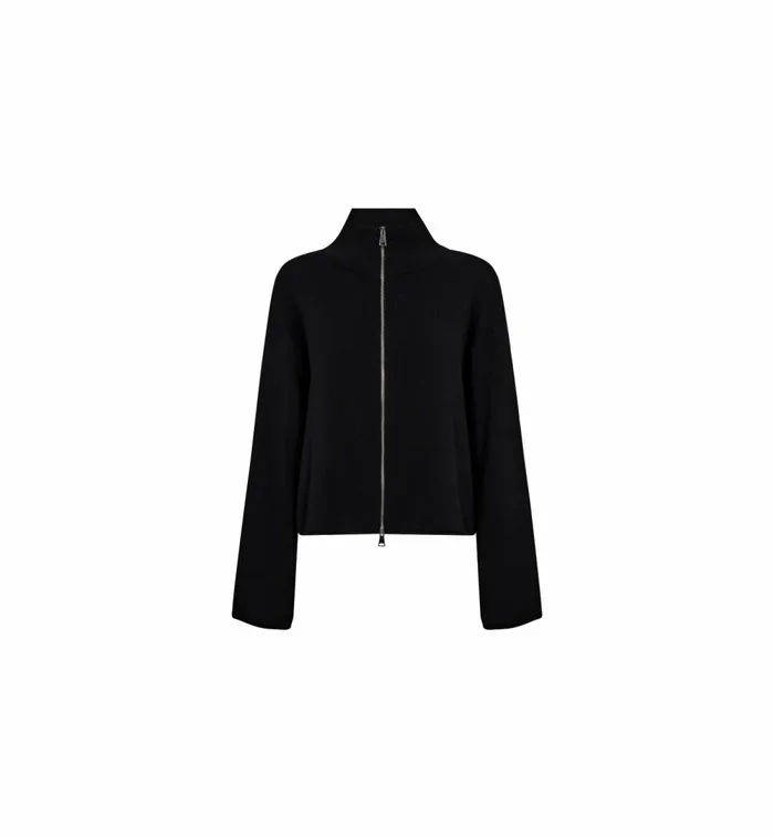 MOS MOSH Knits MMCardi Zip Cardigan Black 8211 Women MOS MOSH Knits MMCardi Zip Cardigan Black 8211 Women