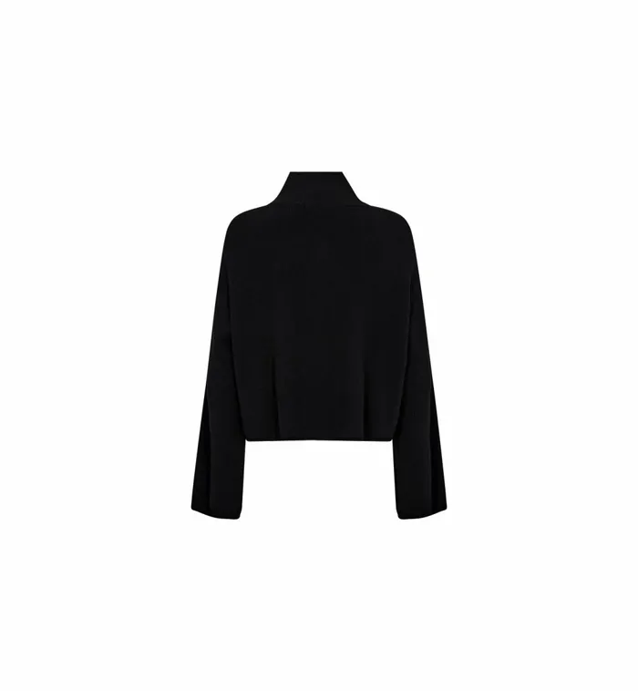 MOS MOSH Knits MMCardi Zip Cardigan Black 8211 Women MOS MOSH Knits MMCardi Zip Cardigan Black 8211 Women