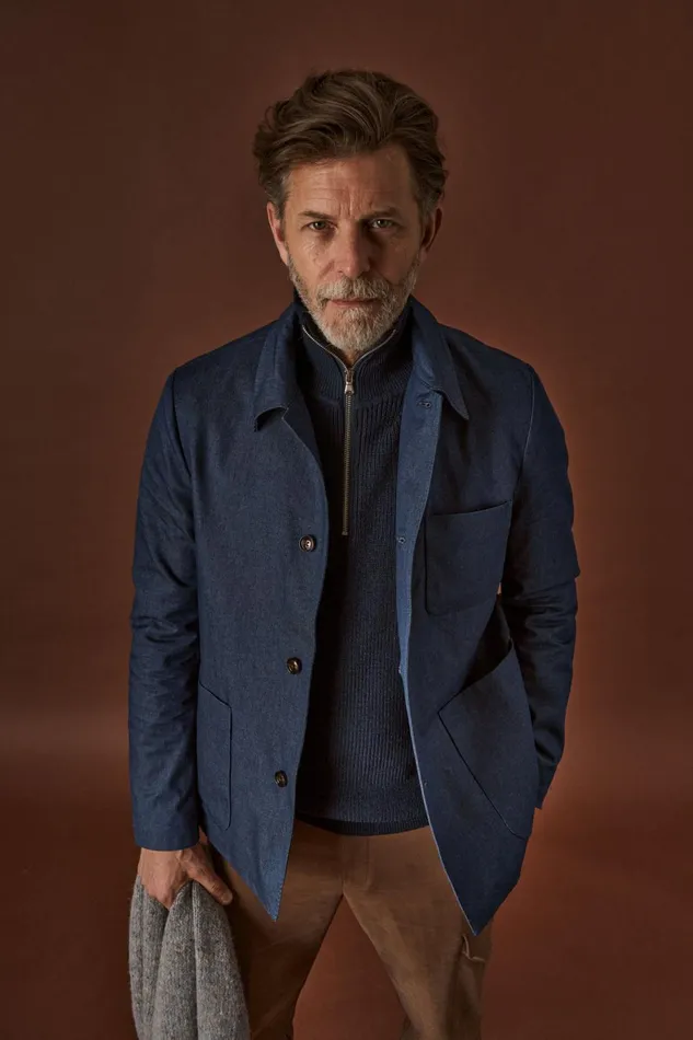 MOS MOSH Knits MMGAngelo HalfZip Knit Navy 8211 Men MOS MOSH Knits MMGAngelo HalfZip Knit Navy 8211 Men