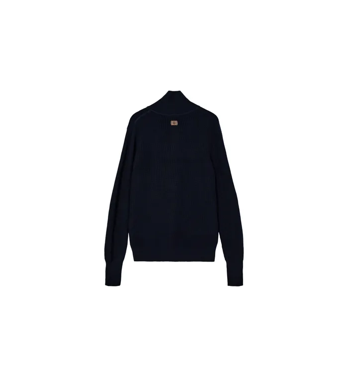 MOS MOSH Knits MMGAngelo HalfZip Knit Navy 8211 Men MOS MOSH Knits MMGAngelo HalfZip Knit Navy 8211 Men