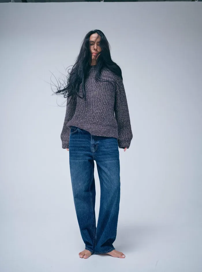 MOS MOSH Knits MMHFeel Vita Knit 8211 HEYANNO Indigo Navy 8211 Women MOS MOSH Knits MMHFeel Vita Knit 8211 HEYANNO Indigo Navy 8211 Women