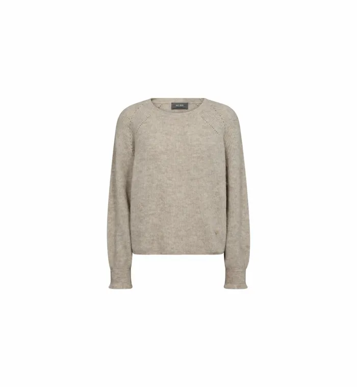 MOS MOSH Knits MMTalli LS Knit Feather Gray 8211 Women MOS MOSH Knits MMTalli LS Knit Feather Gray 8211 Women