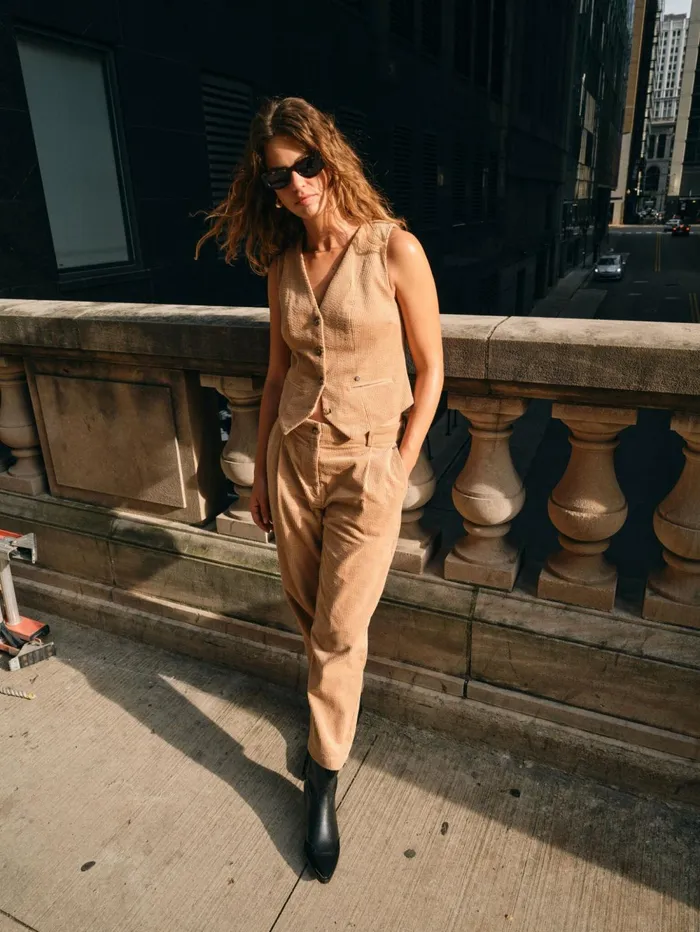 MOS MOSH Pants MMFabina Joana Pant Tannin 8211 Women