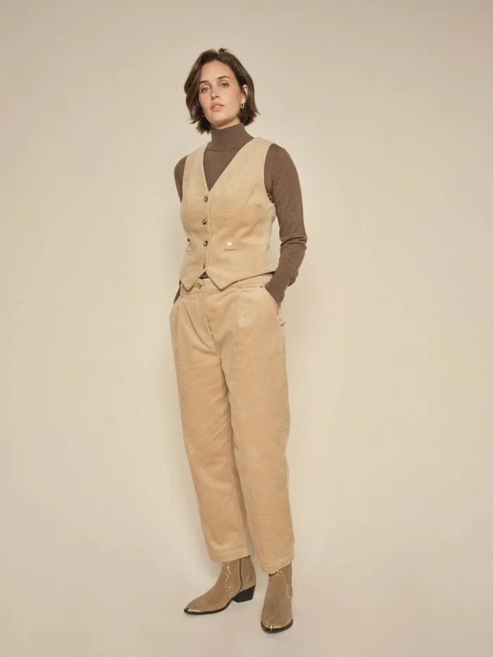 MOS MOSH Pants MMFabina Joana Pant Tannin 8211 Women