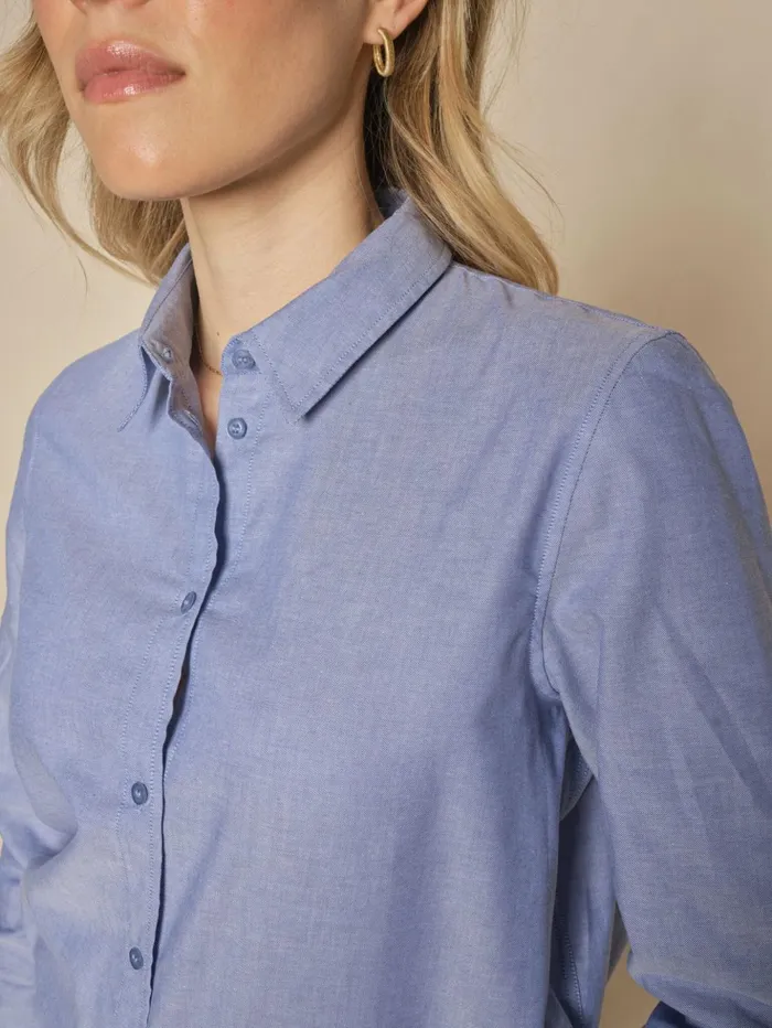 MOS MOSH Shirts MMAnica Oxford Shirt Velvet Morning 8211 Women MOS MOSH Shirts MMAnica Oxford Shirt Velvet Morning 8211 Women