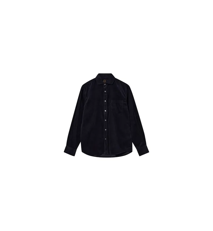 MOS MOSH Shirts MMGAlden Corduroy Shirt Navy 8211 Men MOS MOSH Shirts MMGAlden Corduroy Shirt Navy 8211 Men