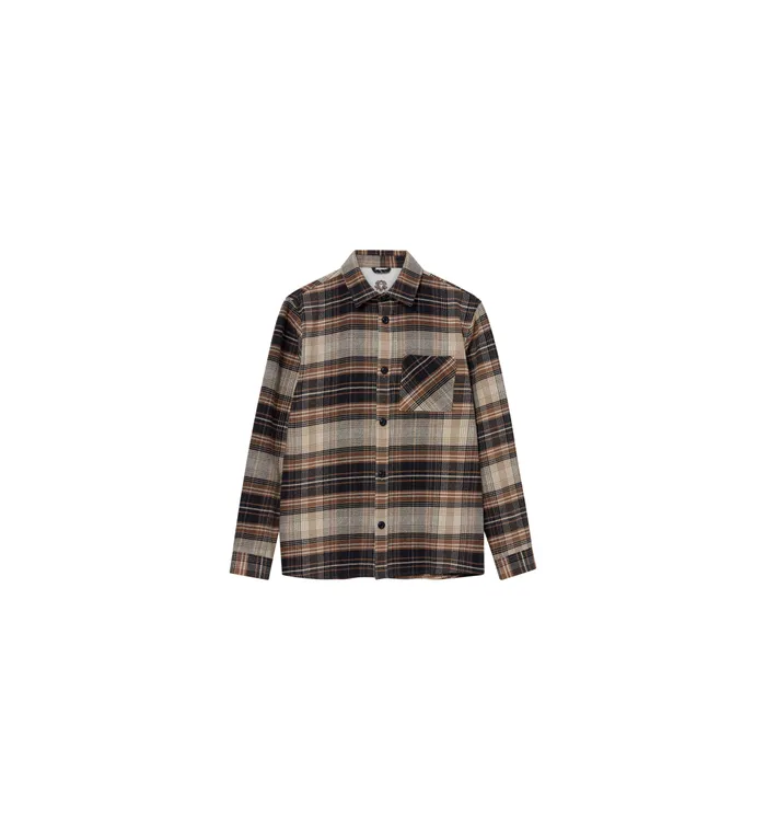 MOS MOSH Shirts MMGDavid Lavato Shirt Navy Check 8211 Men