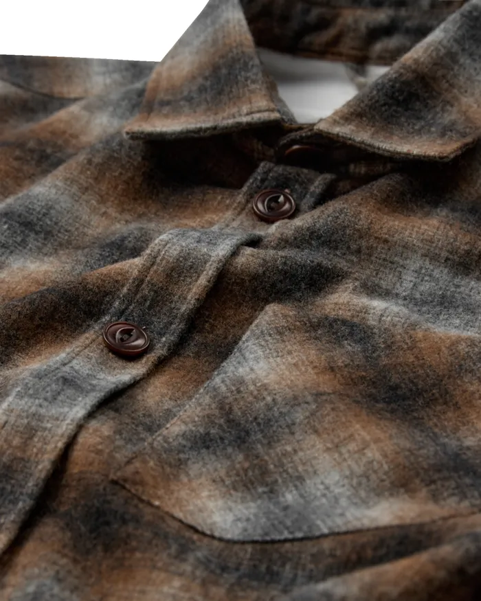 MOS MOSH Shirts MMGDavid Wool Check Shirt Sundown Check 8211 Men MOS MOSH Shirts MMGDavid Wool Check Shirt Sundown Check 8211 Men