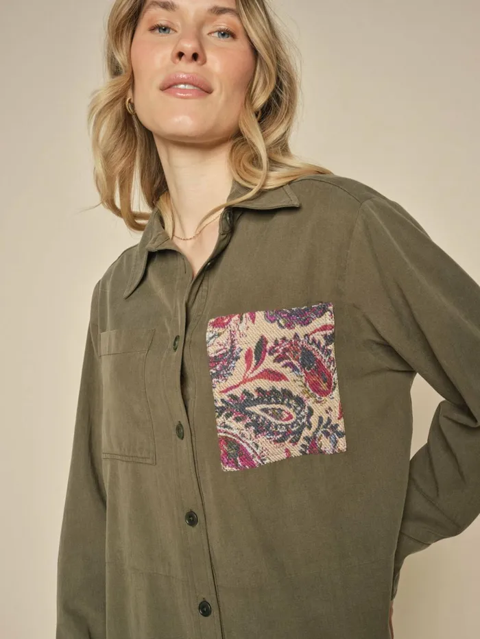 MOS MOSH Shirts MMLucini Yari Shirt Forest Night 8211 Women