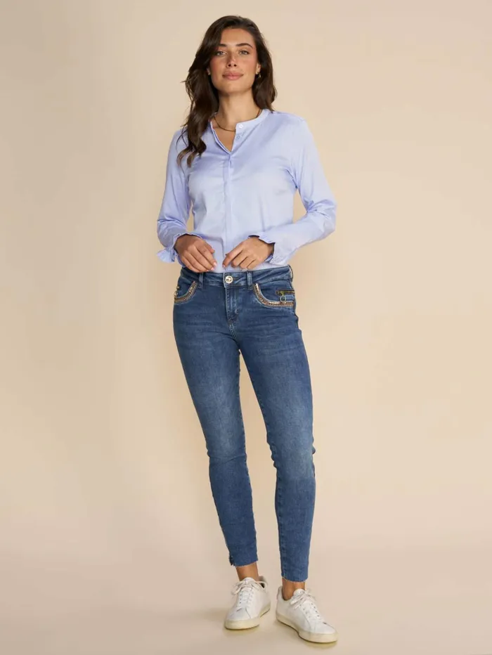 MOS MOSH Shirts MMMattie Shirt Light Blue 8211 Women