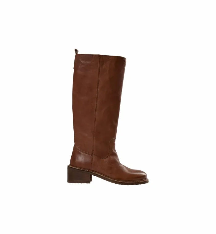 MOS MOSH Shoes MMMelboune Hi Leather Boot Cognac 8211 Women MOS MOSH Shoes MMMelboune Hi Leather Boot Cognac 8211 Women