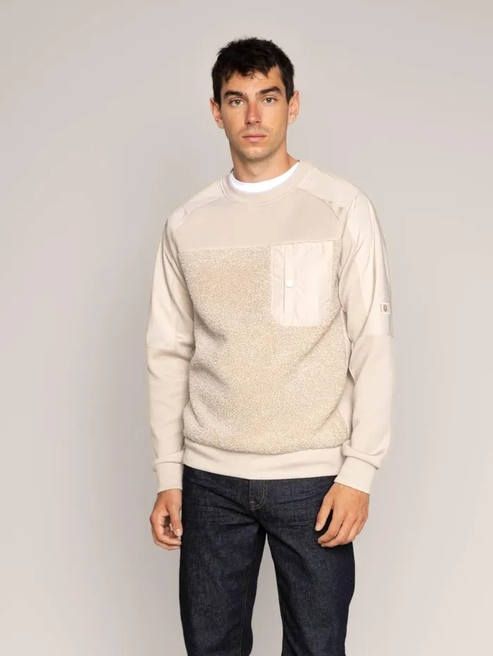 MOS MOSH Sweatshirts MMGGlover Crew Sweat Soft Kit 8211 Men