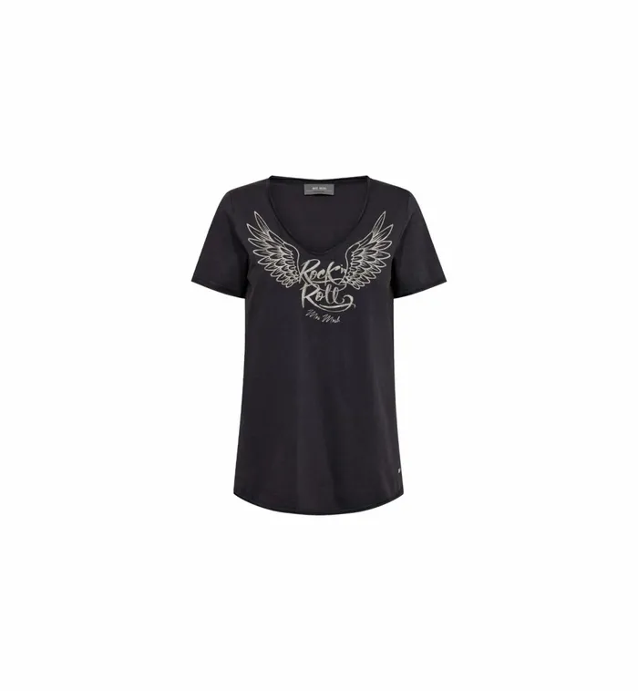 MOS MOSH Tees MMLula VSS Tee Salute Navy 8211 Women MOS MOSH Tees MMLula VSS Tee Salute Navy 8211 Women