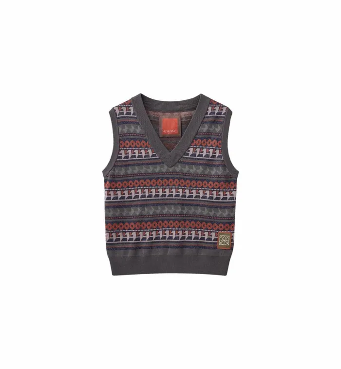 MOS MOSH Waistcoats MMHMind Jacquard Vest 8211 HEYANNO Multi Colors 8211 Women