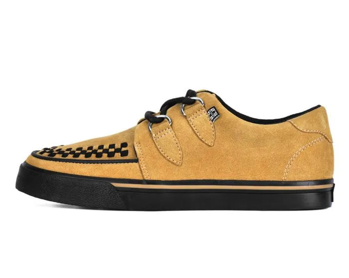 Mustard Suede Creeper Sneaker Men TUK Shoes Sneakers
