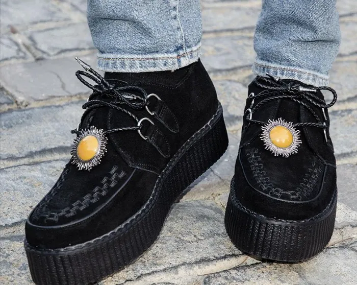 Mustard Sun Bolo Shoe Tie Adult TUK Shoes Shoe Accessories Mustard Sun Bolo Shoe Tie Adult TUK Shoes Shoe Accessories