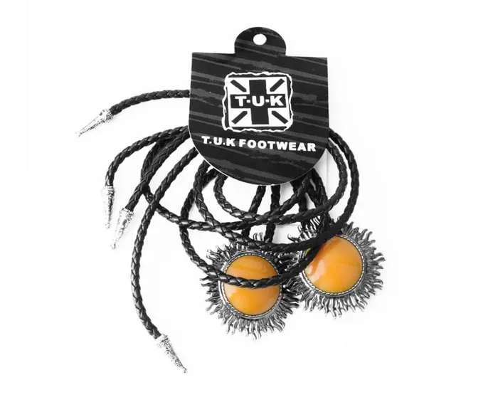 Mustard Sun Bolo Shoe Tie Adult TUK Shoes Shoe Accessories Mustard Sun Bolo Shoe Tie Adult TUK Shoes Shoe Accessories