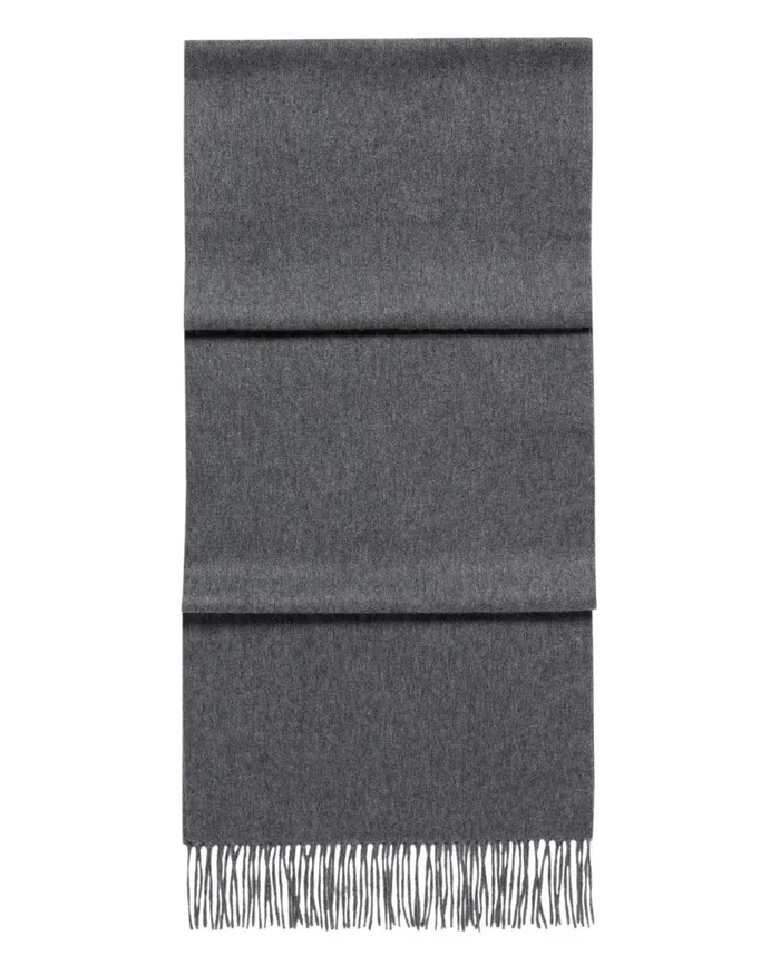 NPeal Cashmere Scarves WomenMen Unisex Large Woven Cashmere Scarf In Elephant Grey NPeal Cashmere Scarves WomenMen Unisex Large Woven Cashmere Scarf In Elephant Grey