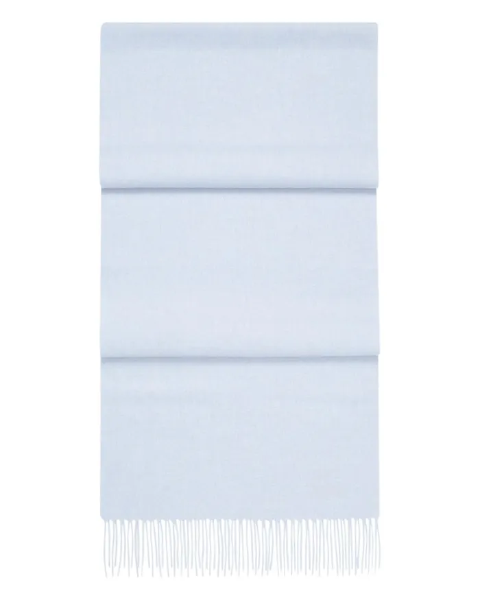 NPeal Cashmere Scarves Women Unisex Large Woven Cashmere Scarf In Cornflower Blue NPeal Cashmere Scarves Women Unisex Large Woven Cashmere Scarf In Cornflower Blue