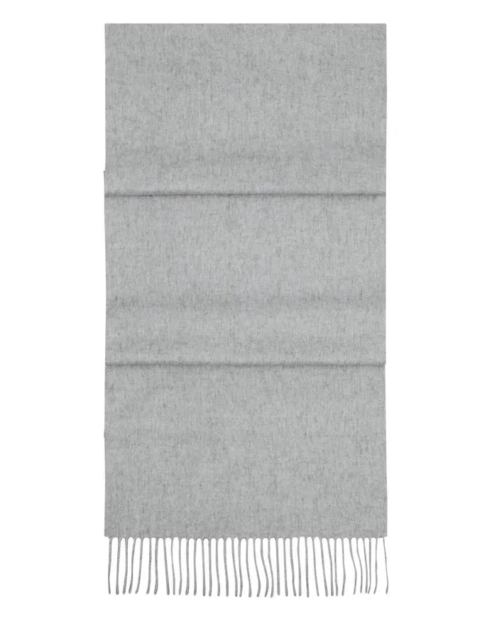 NPeal Cashmere Scarves Women Unisex Large Woven Cashmere Scarf In Fumo Grey