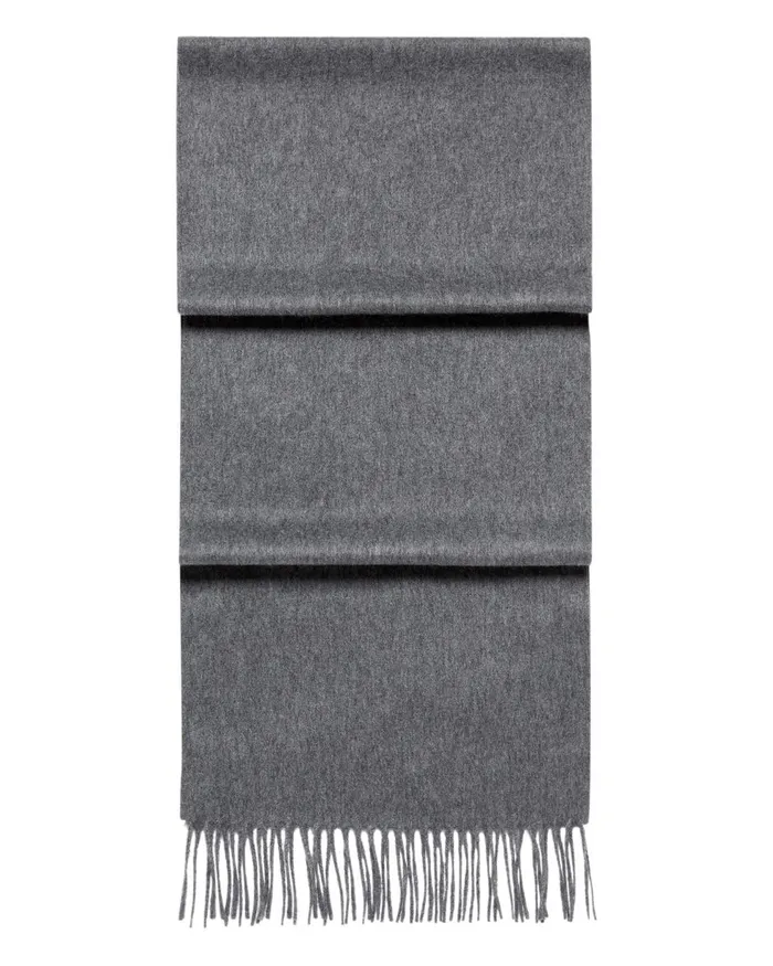NPeal Cashmere Scarves Women Unisex Woven Cashmere Scarf In Elephant Grey