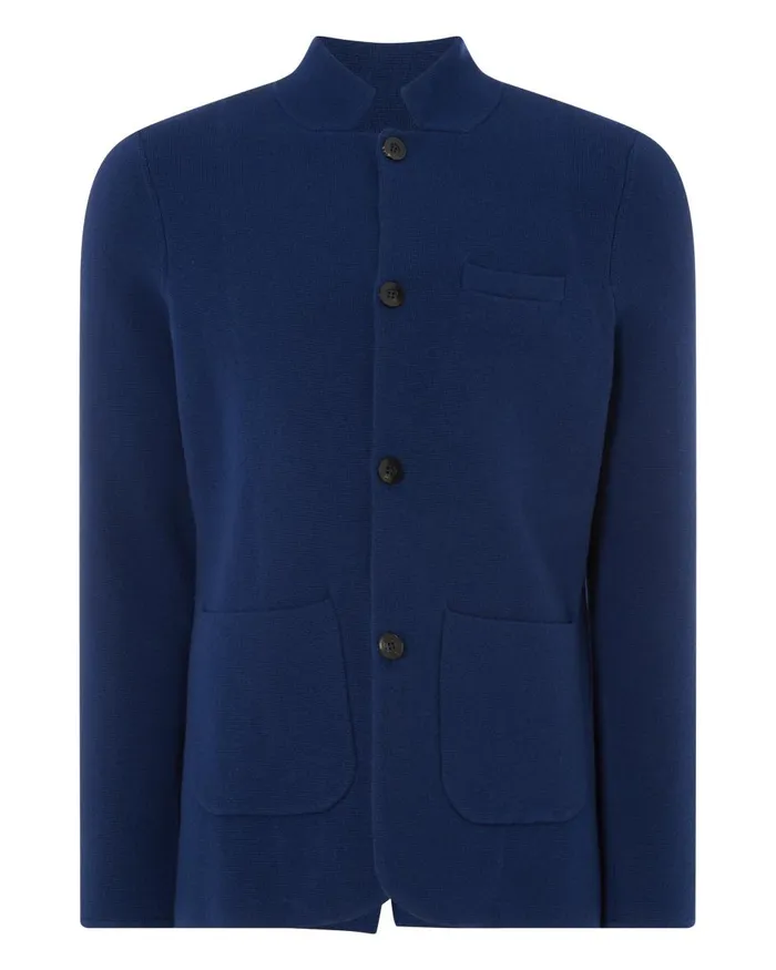 NPeal Coats and Jackets Men Milano Cashmere Jacket In French Blue