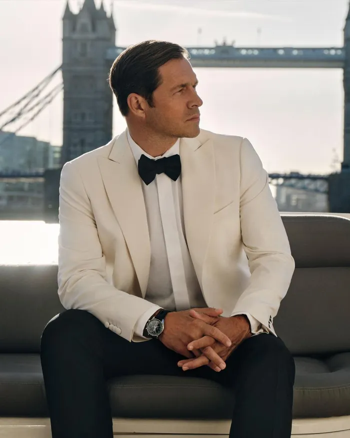 NPeal Coats and Jackets Men Woven Dinner Jacket In White