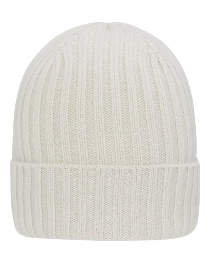 NPeal Hats WomenMen Unisex Chunky Ribbed Cashmere Hat In Snow Grey