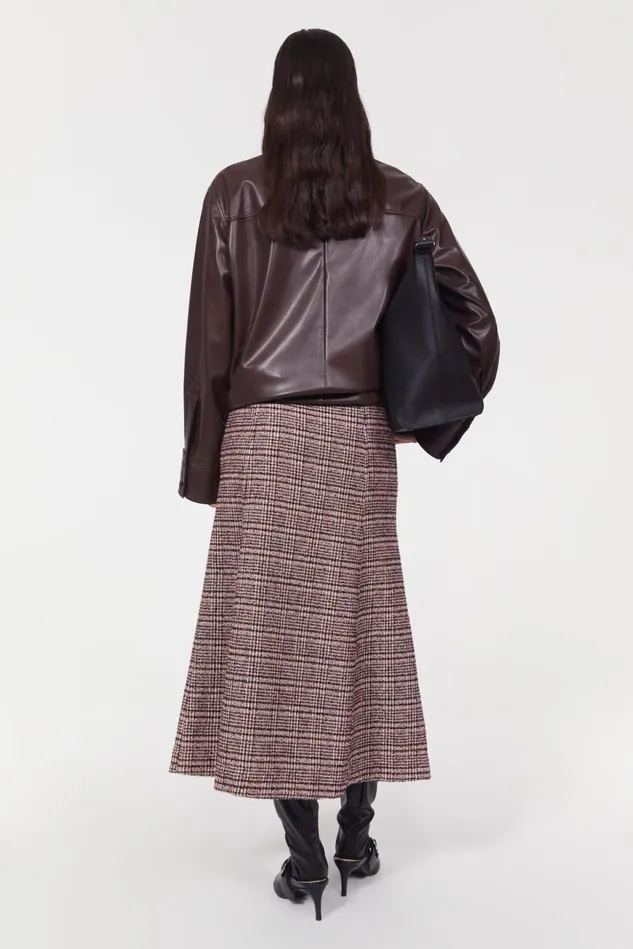Neneh Boucle Skirt Rosa Women Rodebjer Skirts