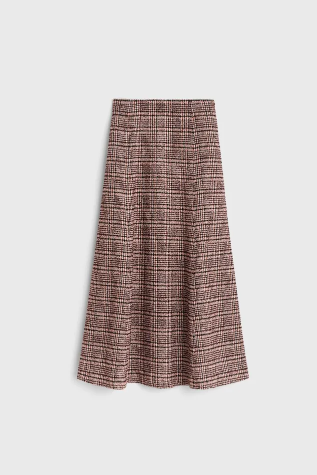 Neneh Boucle Skirt Rosa Women Rodebjer Skirts