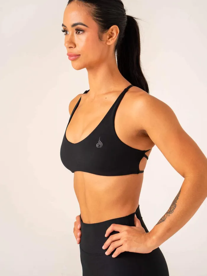 NKD Embody Sports Crop 8211 Black Women Ryderwear Sports Bras