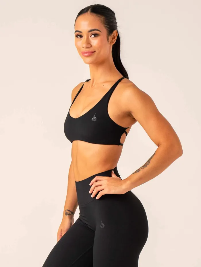 NKD Embody Sports Crop 8211 Black Women Ryderwear Sports Bras