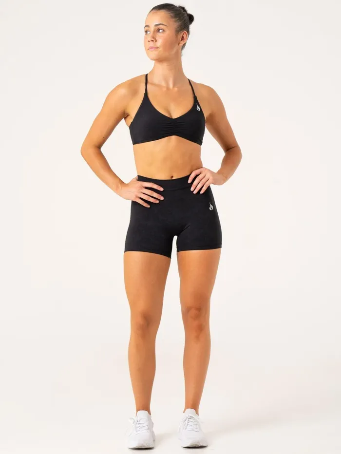 NKD Stonewash Sports Bra 8211 Black Stonewash Women Ryderwear Sports Bras