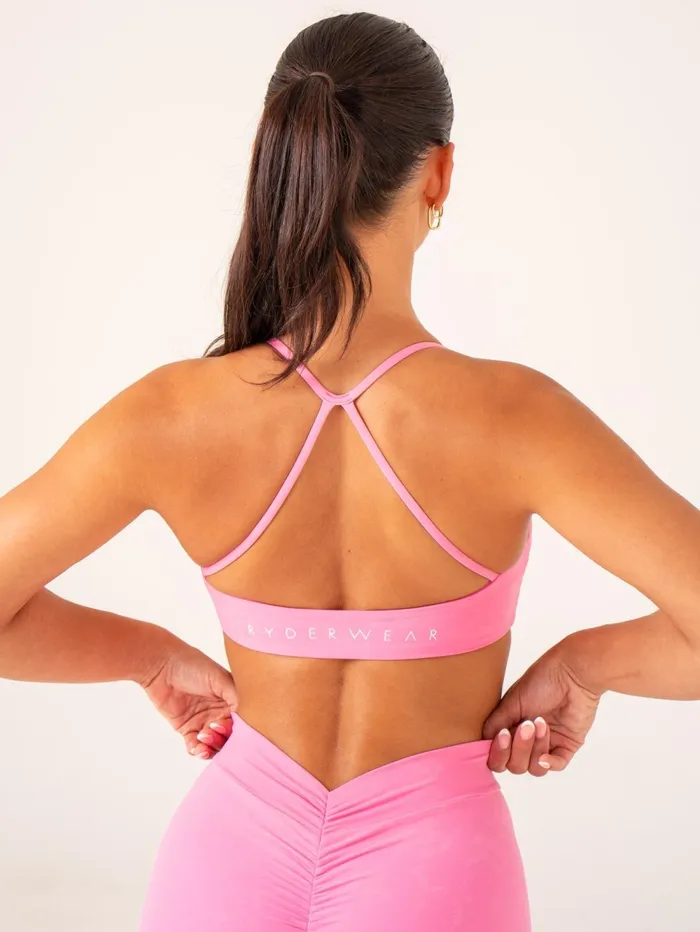 NKD Stonewash Sports Bra 8211 Pink Stonewash Women Ryderwear Sports Bras