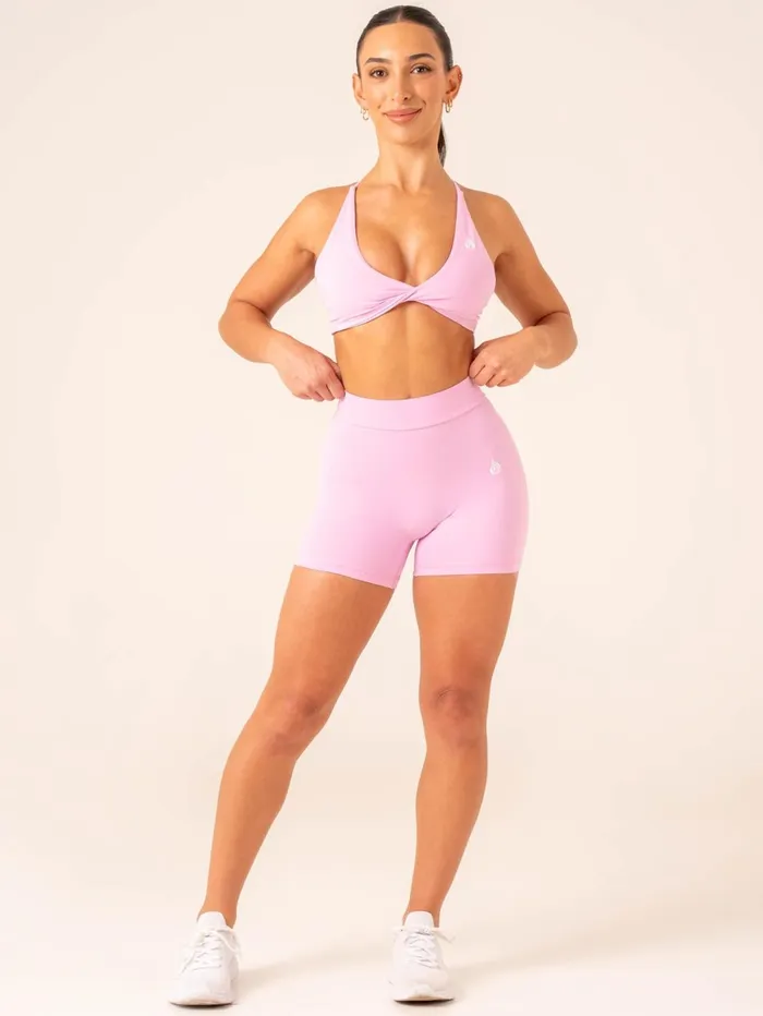 NKD Twist Sports Bra 8211 Candy Pink Women Ryderwear Sports Bras