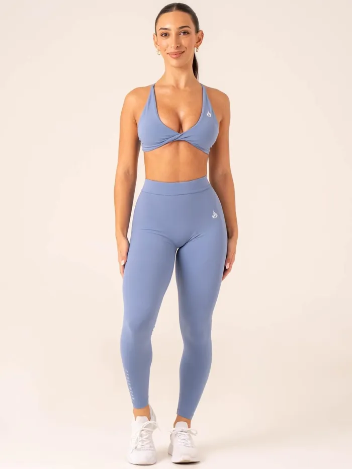 NKD V Scrunch Leggings 8211 Stonewash Blue Women Ryderwear Leggings