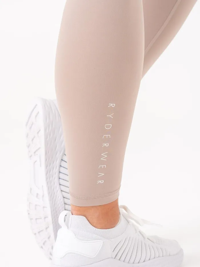 NKD V Scrunch Leggings 8211 Taupe Women Ryderwear Leggings