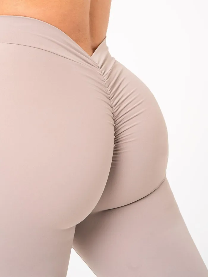 NKD V Scrunch Leggings 8211 Taupe Women Ryderwear Leggings