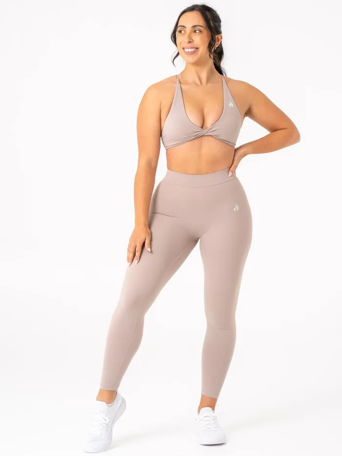 NKD V Scrunch Leggings 8211 Taupe Women Ryderwear Leggings