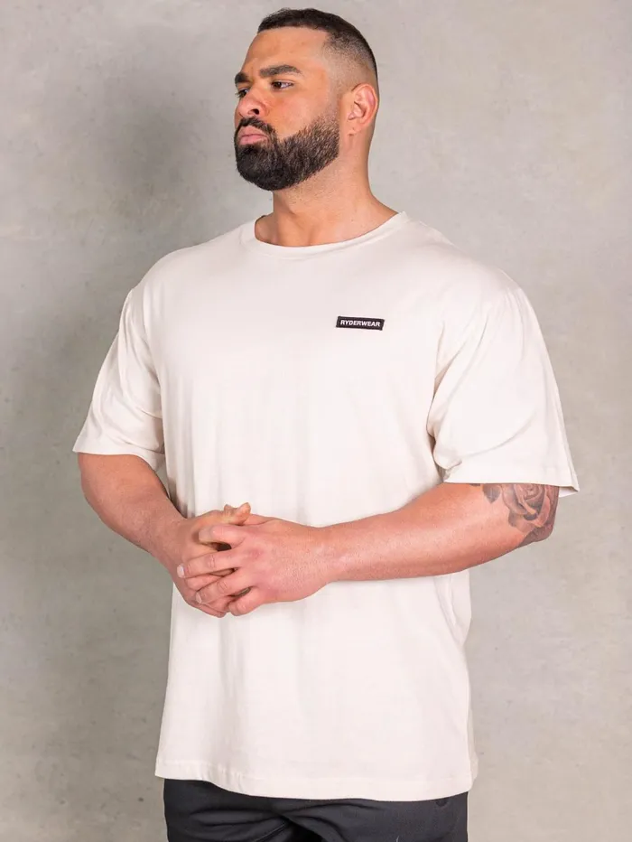 NRG Oversized TShirt 8211 Oat Men Ryderwear Tops