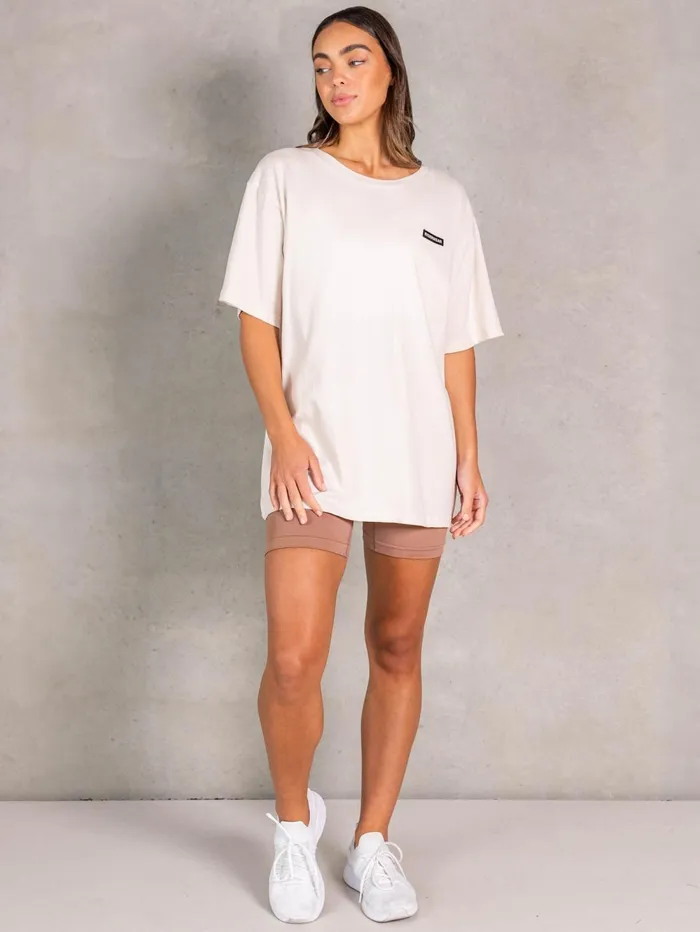 NRG Oversized TShirt 8211 Oat Women Ryderwear TShirts
