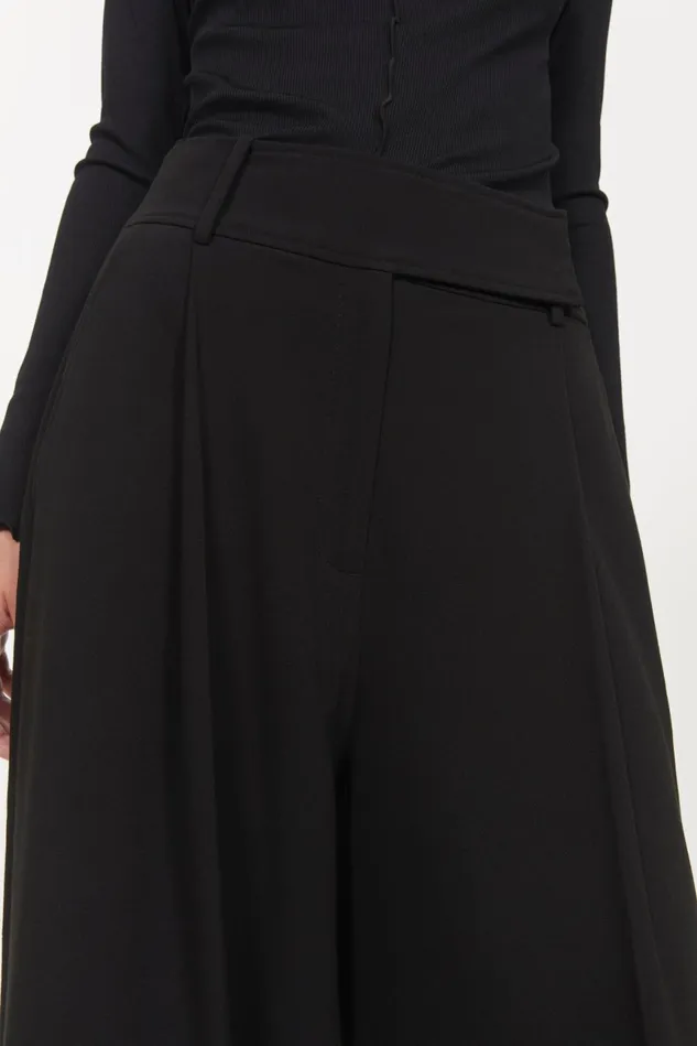 Obi Wide Pants Black Women Rodebjer Trousers