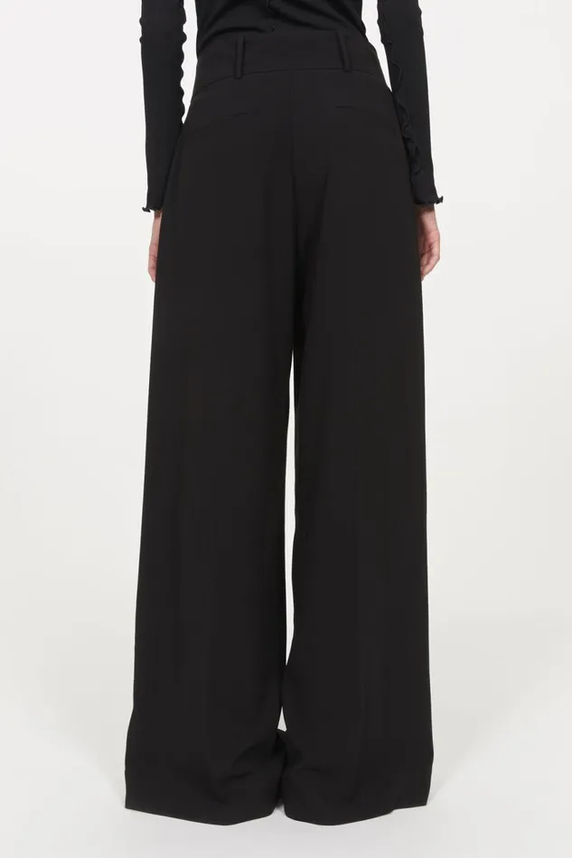 Obi Wide Pants Black Women Rodebjer Trousers