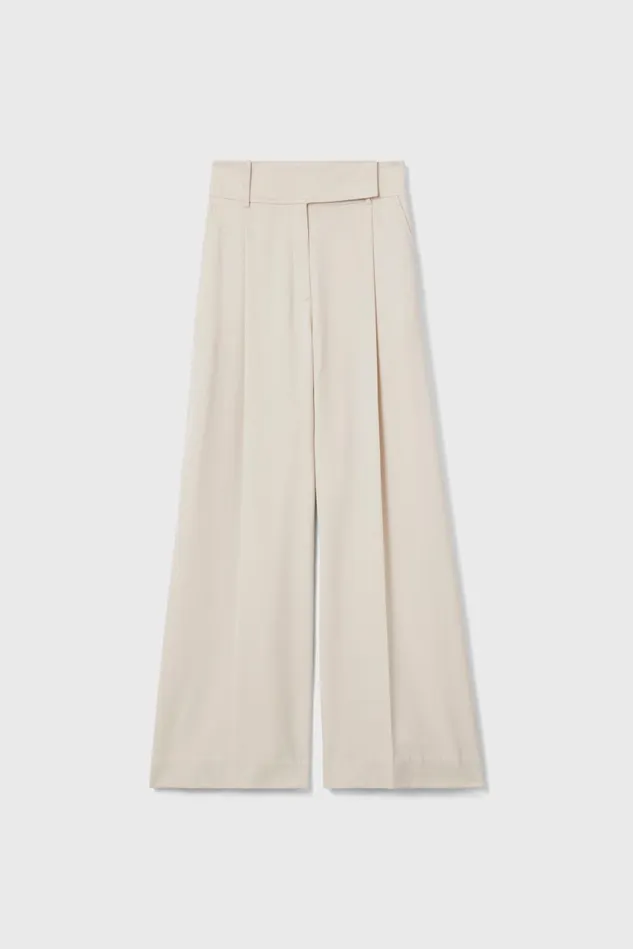 Obi Wide Pants Oyster Women Rodebjer Trousers