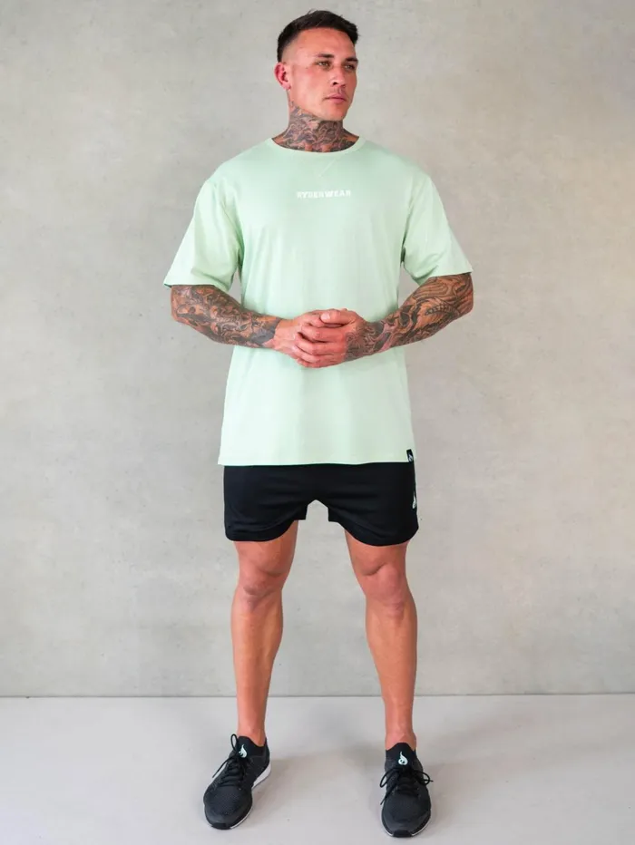 Octane Mesh Shorts 8211 Faded Black Men Ryderwear Gym Shorts