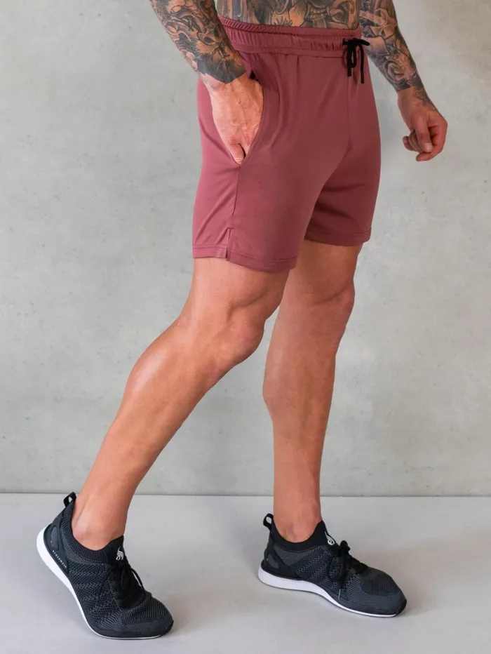 Octane Mesh Shorts 8211 Red Oxide Men Ryderwear Gym Shorts